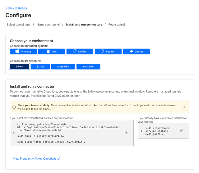 Result of ssh